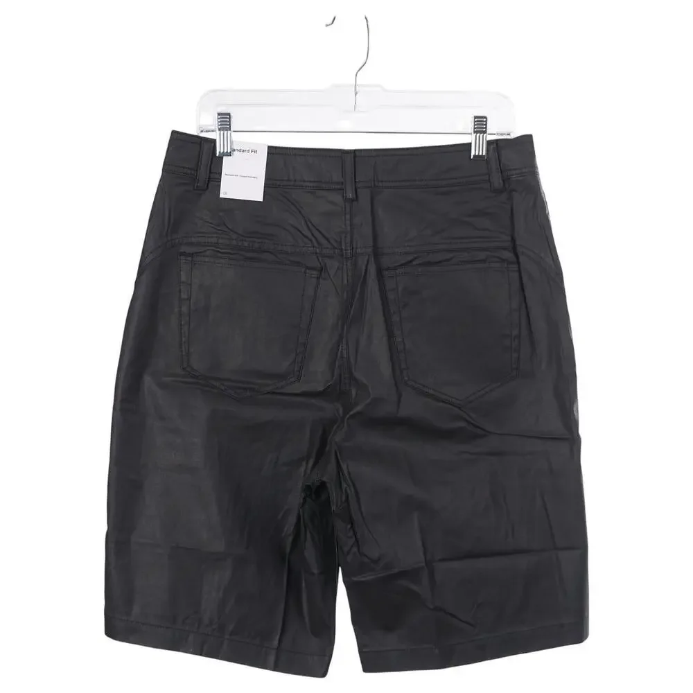 NWT Jordan Nike x Cactus Jack Shorts Men Size 30 Black Coated Waxed Travis Scott